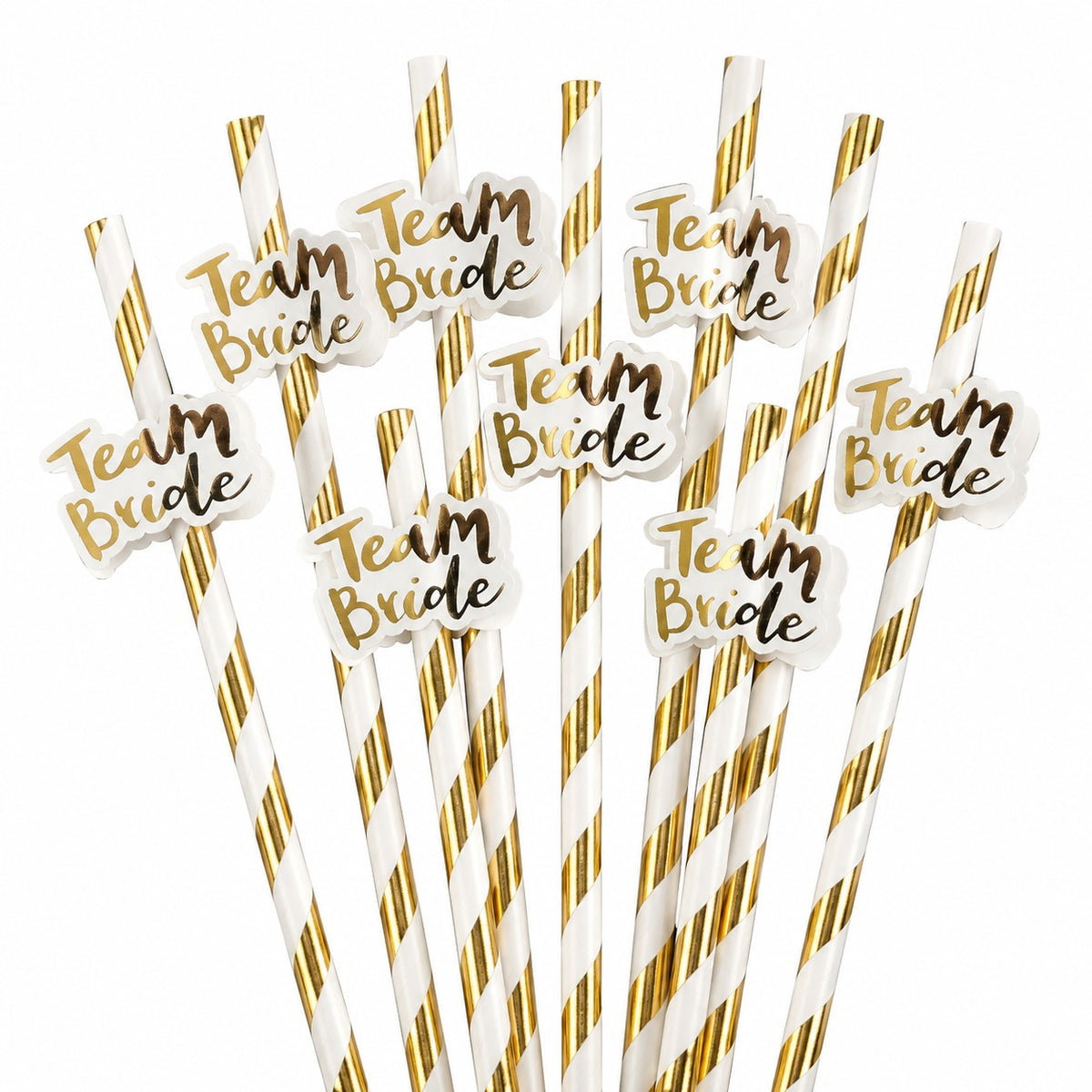 Team Bride Straws - 10PC