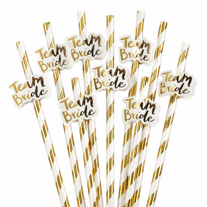 Team Bride Straws - 10PC