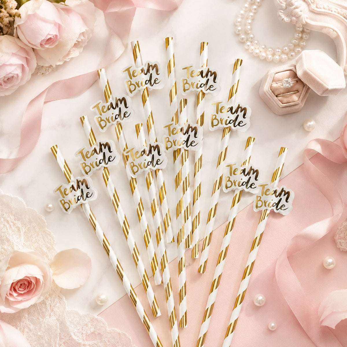 Team Bride Straws - 10PC