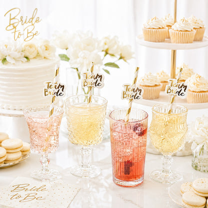 Team Bride Straws - 10PC