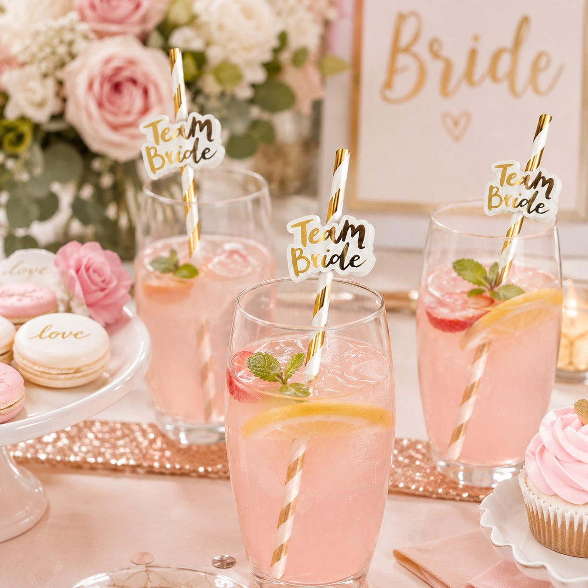 Team Bride Straws - 10PC