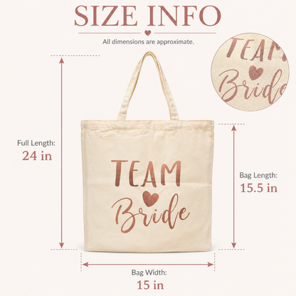 Team Bride Bags - 1PC