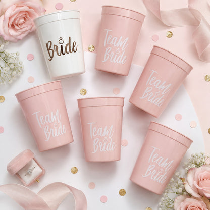 Team Bride Cups and Birde White Cups - 6PC