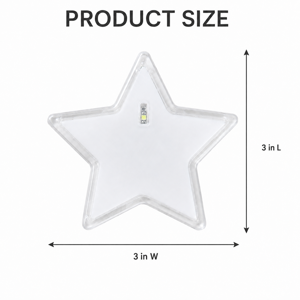 Customized LED Star Shaped Badges Blue/Green