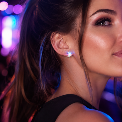 LED Stud Ear Rings - Set of 2