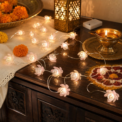 Lotus Shaped LED String Lights - 6FT