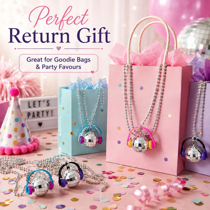 Disco Ball Necklace - 6PC