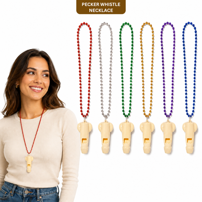 Pecker Whistle Necklace - 6PC