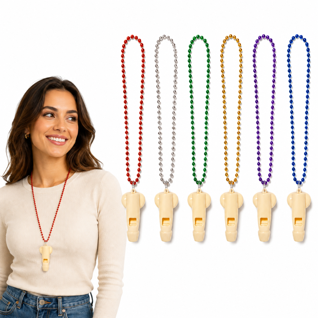 Pecker Whistle Necklace - 6PC