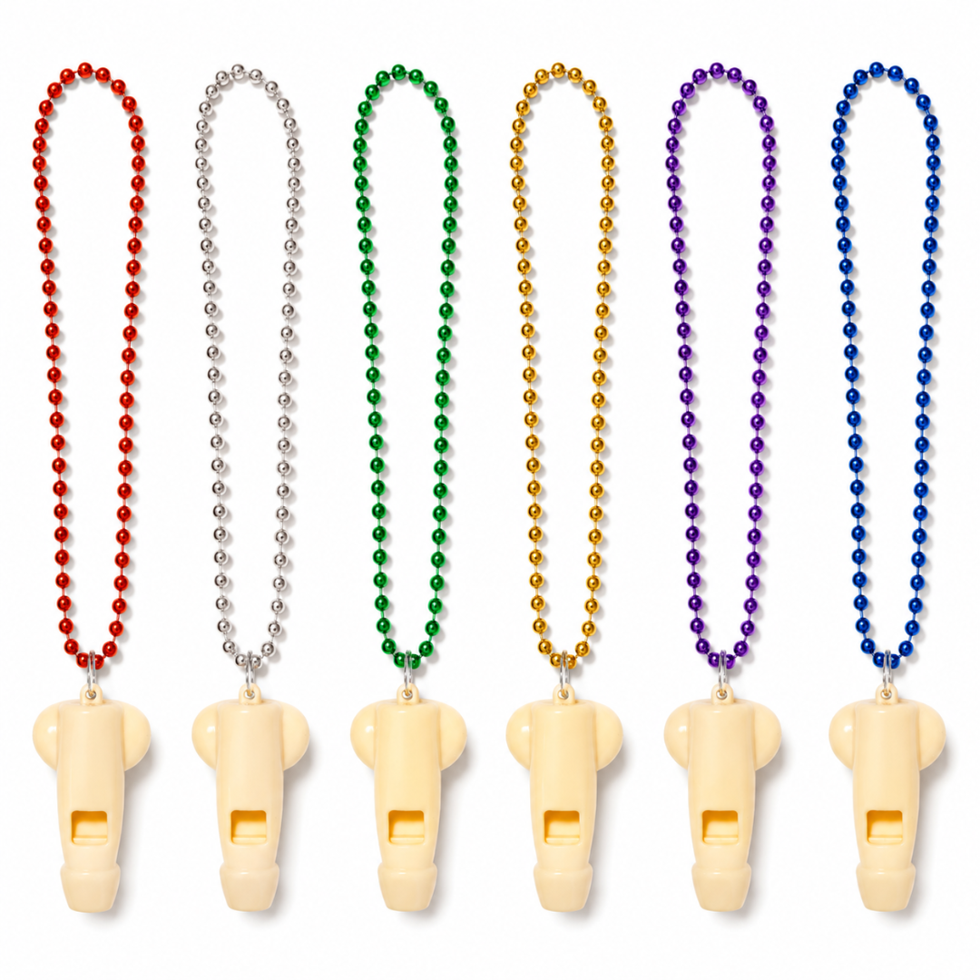 Pecker Whistle Necklace - 6PC