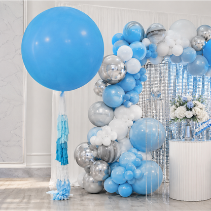 Sky Blue Bladder Balloons - 36 inches