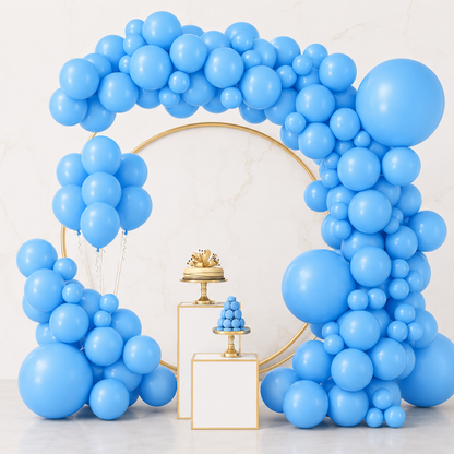 Sky Blue Bladder Balloons - 36 inches