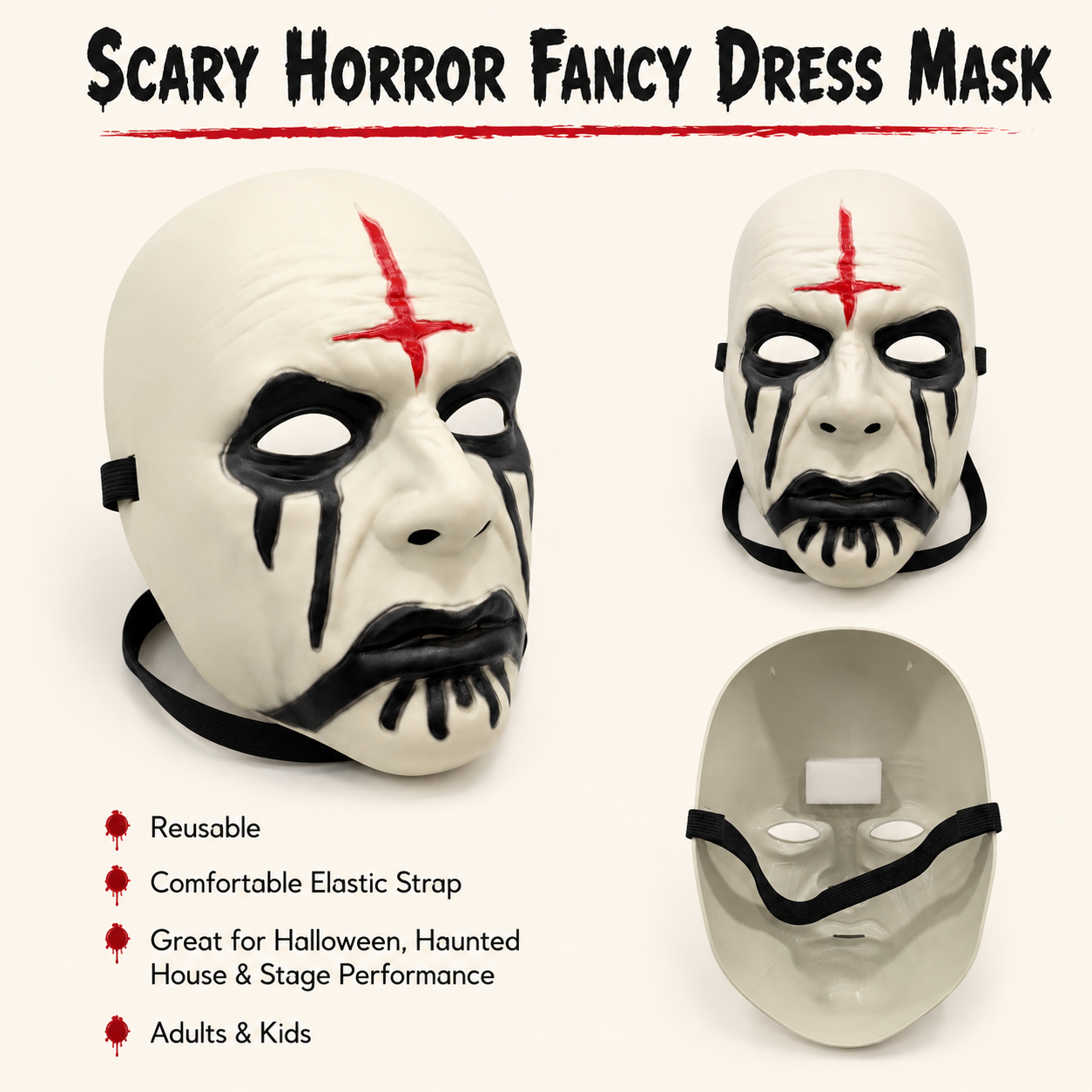 Purge Movie Ghost Mask for Adults