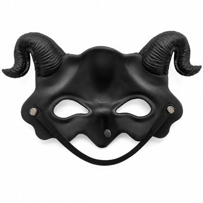 Dracula Mask Red Half for Adults / Kids