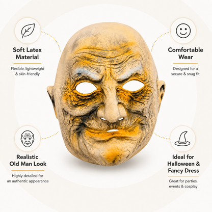 Bald Old Man Mask