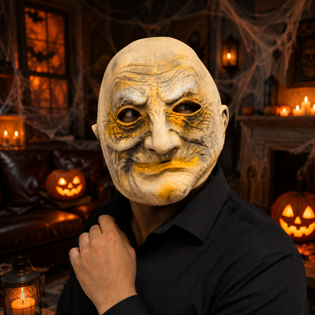 Bald Old Man Mask