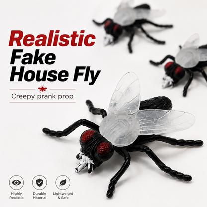 Fake House Fly Glow in Dark - 6PC