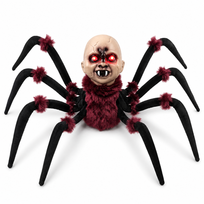 Light Up Spider Ghost Decoration with Walking Legs