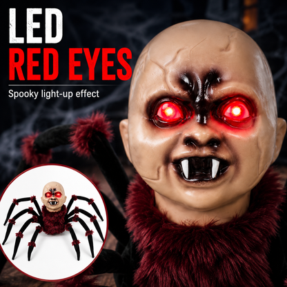 Light Up Spider Ghost Decoration with Walking Legs