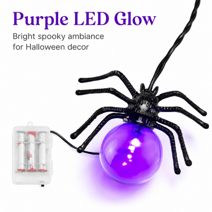 Spider Shaped LED String Light Garland - 8FT