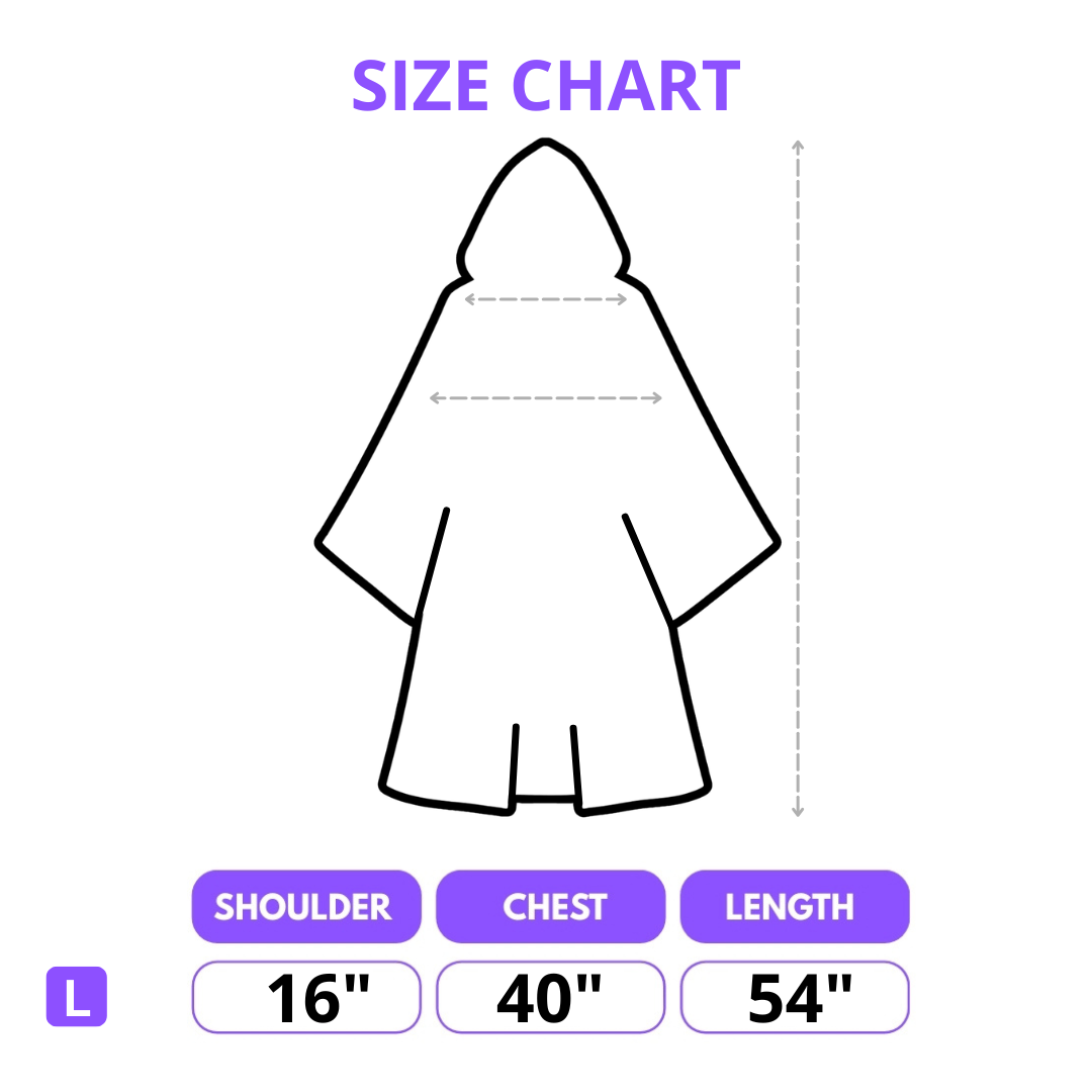 Harry Potter Robe Large Size for Young Adults - 1PC