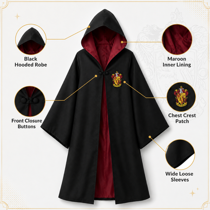 Harry Potter Robe Large Size for Young Adults - 1PC