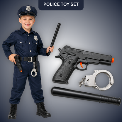 Police Toy Set for Kids | Blaster, Handcuffs & Baton