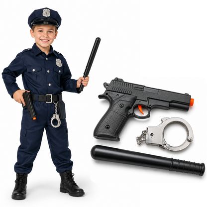 Police Toy Set for Kids | Blaster, Handcuffs & Baton