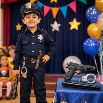 Police Toy Set for Kids | Blaster, Handcuffs & Baton