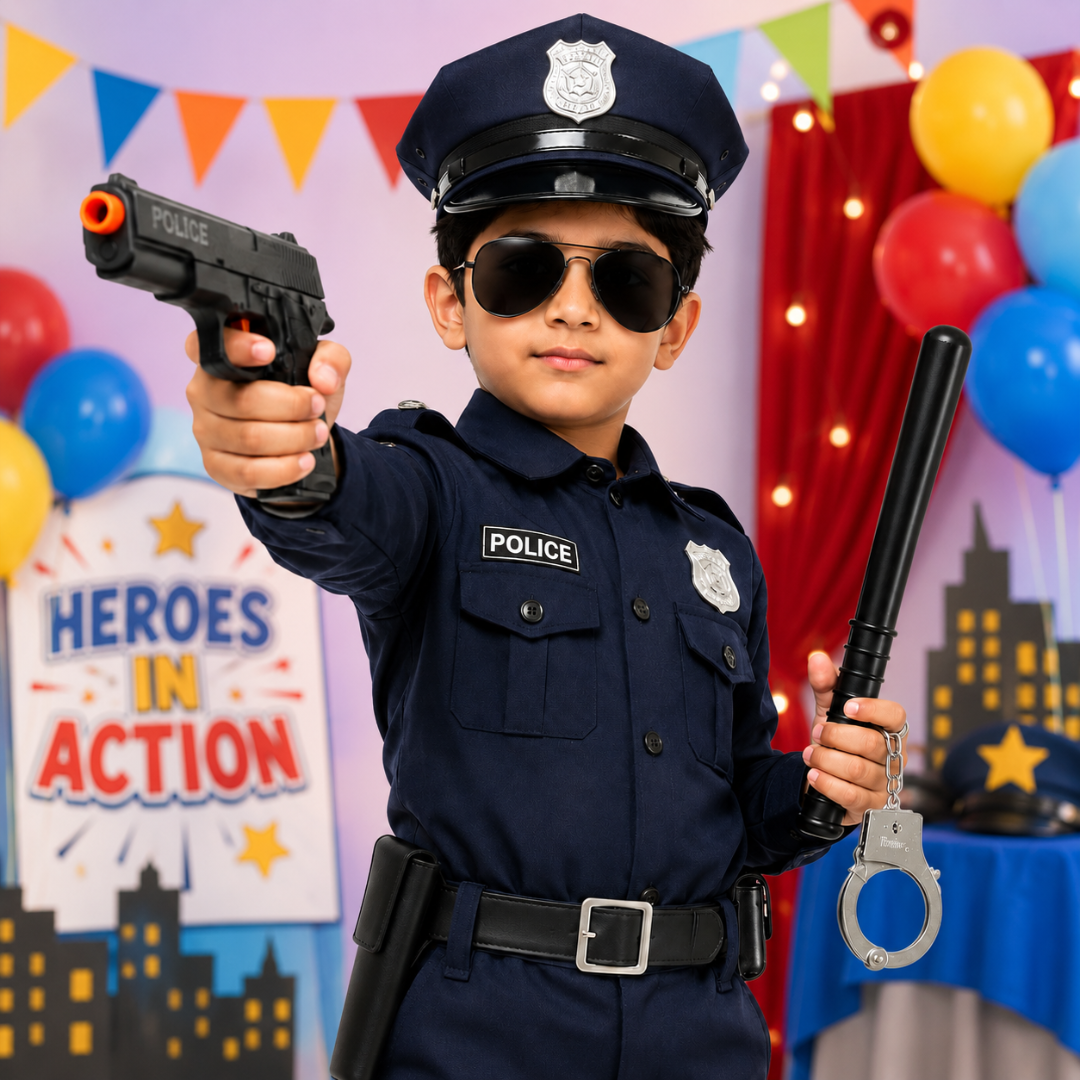 Police Toy Set for Kids | Blaster, Handcuffs & Baton