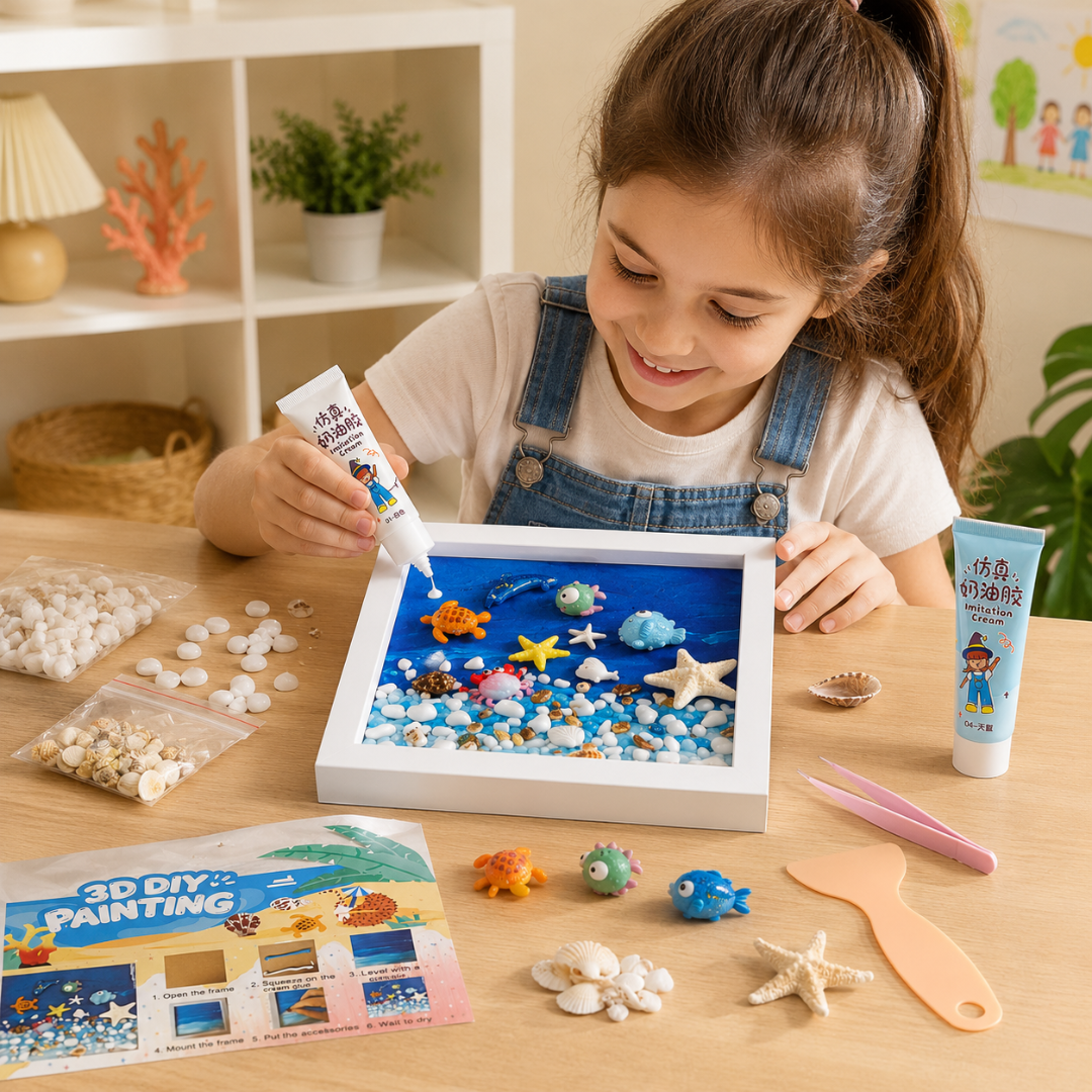 Decoden Clay DIY Art Kit - Starwish Underwater Frame | Wanna Party - Image 10