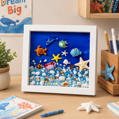 Decoden Clay DIY Art Kit - Starwish Underwater Frame | Wanna Party - Image 11