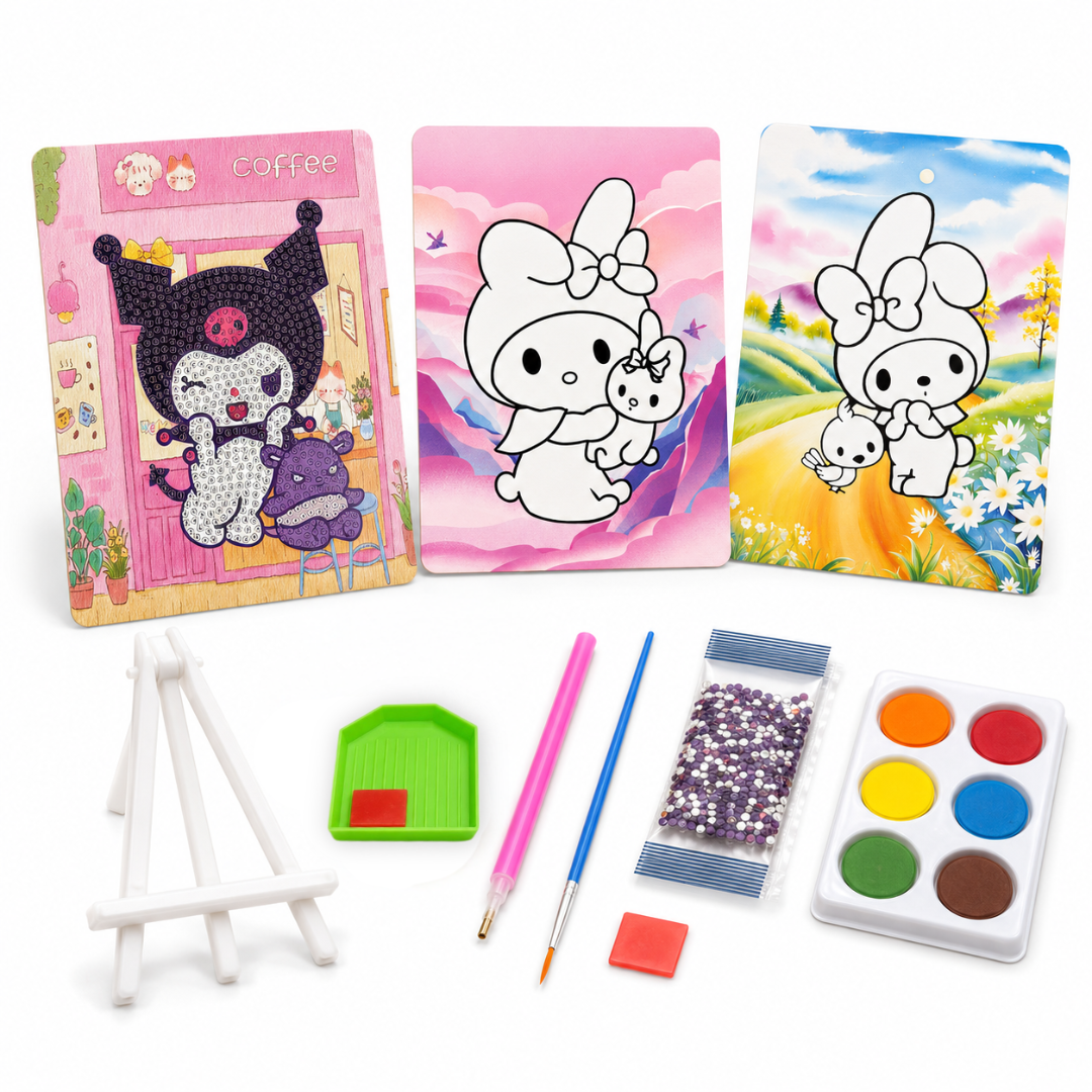Diamond Craft DIY Kuromi Coffee Shop Art Kit | Wanna Party - Image 3