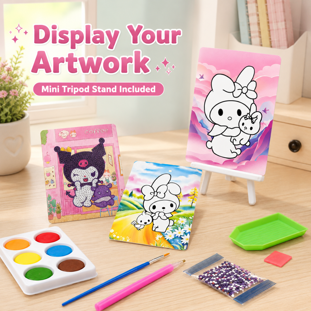 Diamond Craft DIY Kuromi Coffee Shop Art Kit | Wanna Party - Image 4