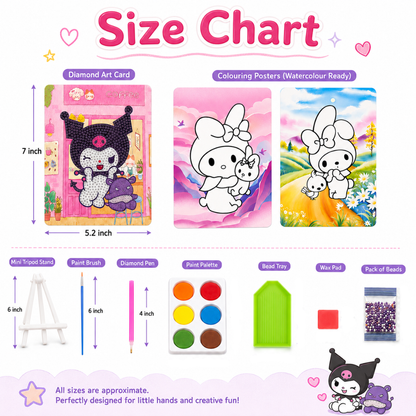 Diamond Craft DIY Kuromi Coffee Shop Art Kit | Wanna Party - Image 5