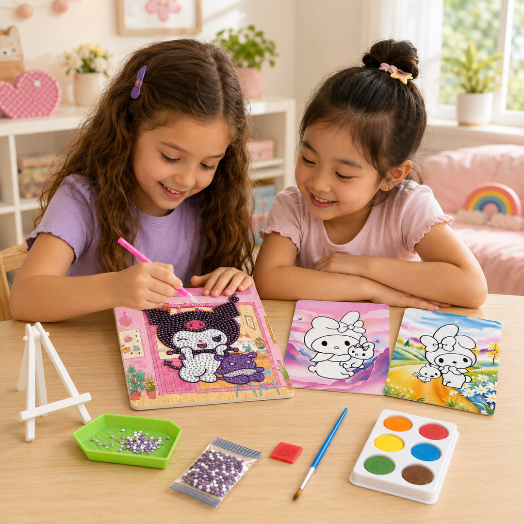 Diamond Craft DIY Kuromi Coffee Shop Art Kit | Wanna Party - Image 8
