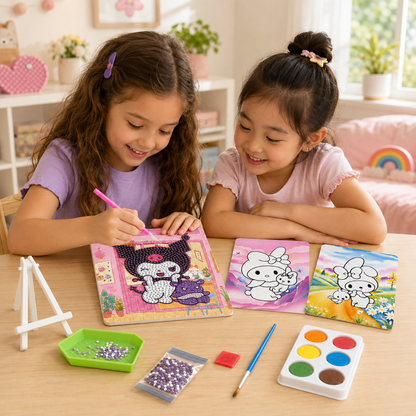 Diamond Craft DIY Kuromi Coffee Shop Art Kit | Wanna Party - Image 8
