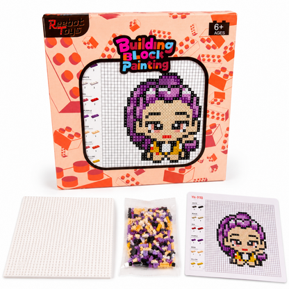 Mini Lego DIY K-POP Rumi Building Set - Pixel Art Puzzle | Wanna Party - Image 3