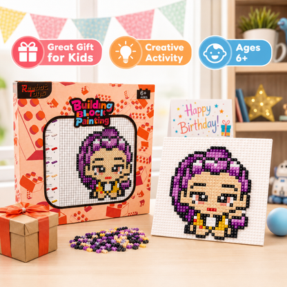 Mini Lego DIY K-POP Rumi Building Set - Pixel Art Puzzle | Wanna Party - Image 10