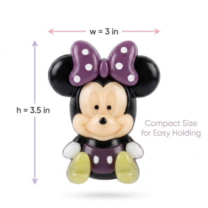 Minnie Mouse Girl Taba Squishy Toy | Soft Slow Rebound Red Bow Character Squeeze Toy for Kids, Stress Relief Toy, Party Favors, Return Gifts, Loot Bags & Pinata Fillers – 1PC