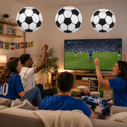 Football Soccer Lanterns Hanging - 3PC