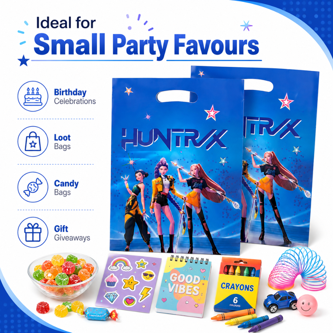 KPOP Loot Bags Blue - 10PC