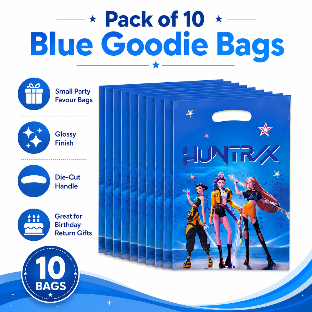 KPOP Loot Bags Blue - 10PC