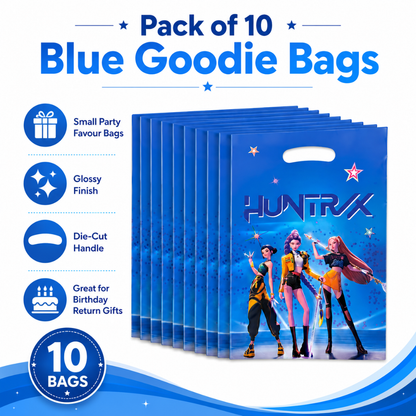 KPOP Loot Bags Blue - 10PC