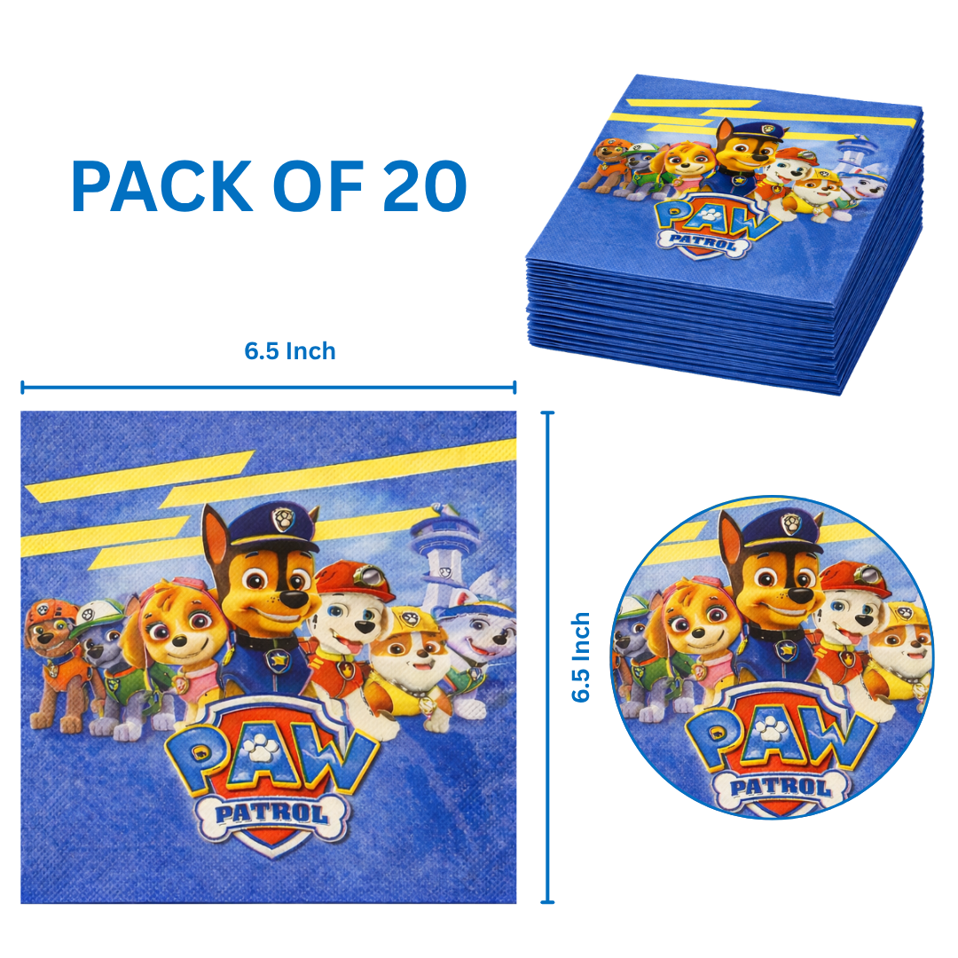 Paw Patrol Paper Napkins - 20PC