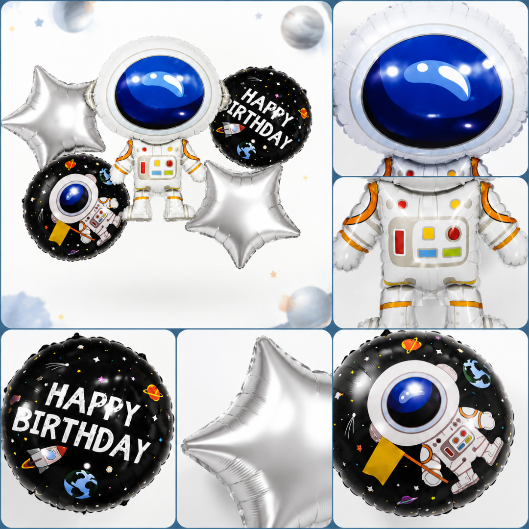 Space Theme Balloon Set - 5PC
