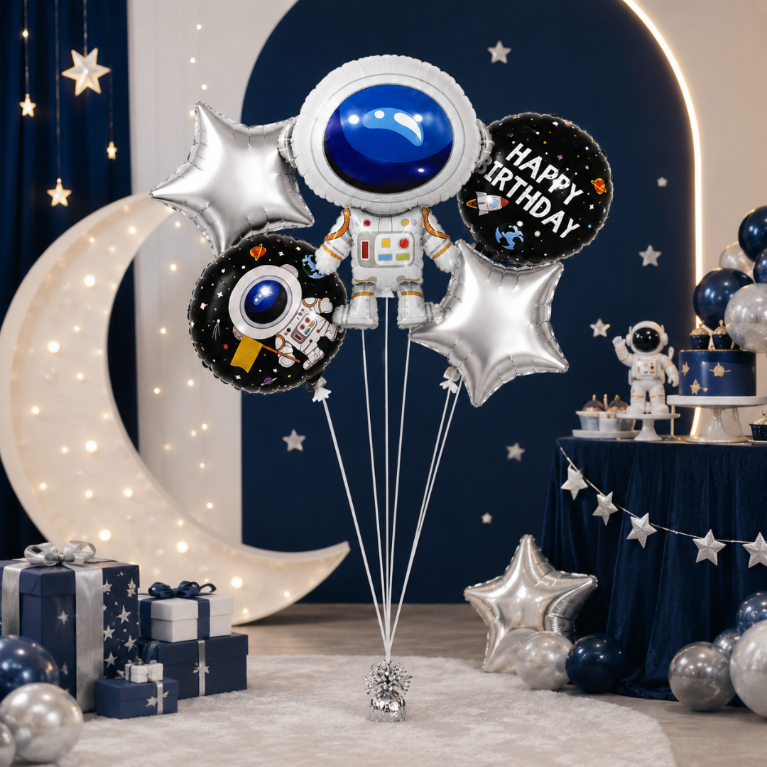 Space Theme Balloon Set - 5PC