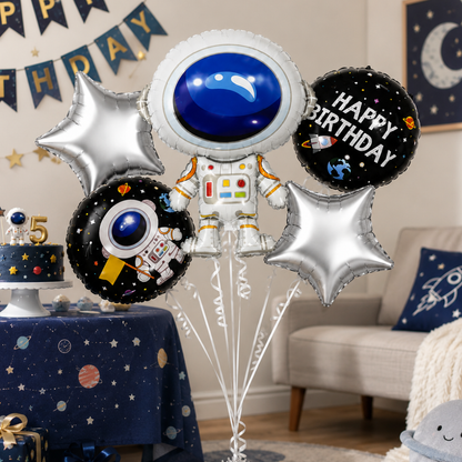 Space Theme Balloon Set - 5PC