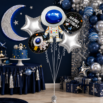 Space Theme Balloon Set - 5PC