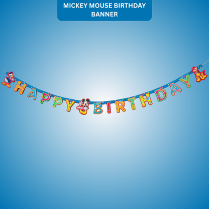 Mickey Mouse "Two-da-da" Celebration Birthday Banner - 6FT